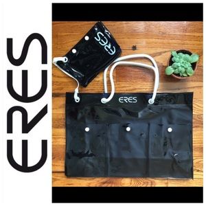 NWOT ERES Beach Bag w/matching purse/pouch
